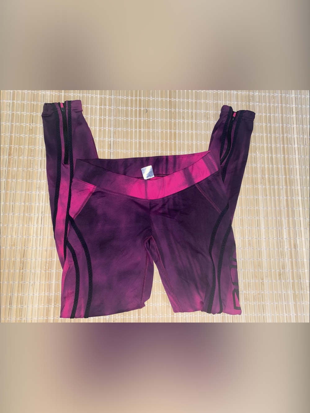 BETTER BODIES Purple and Pink Performance Leggings